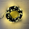 Гирлянда String Light Капли на плоском зеленом проводе теплый белый свет 200 ламп, 8 функций, 2000 см
