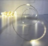 Гирлянда String Light Роса на серебряном проводе теплый белый свет 200 ламп, 8 функций, 2000 см