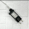 Гирлянда String Light Роса на серебряном проводе теплый белый свет 200 ламп, 8 функций, 2000 см