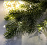 Гирлянда String Light Роса на серебряном проводе теплый белый свет 200 ламп, 8 функций, 2000 см